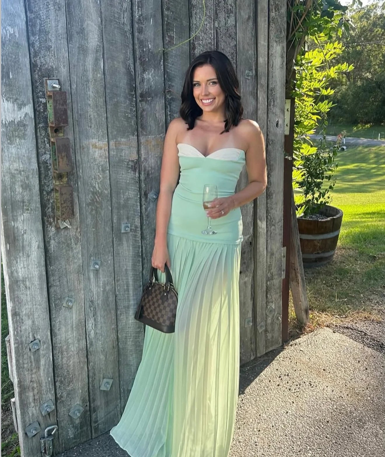 Nicollete Gown - Mint