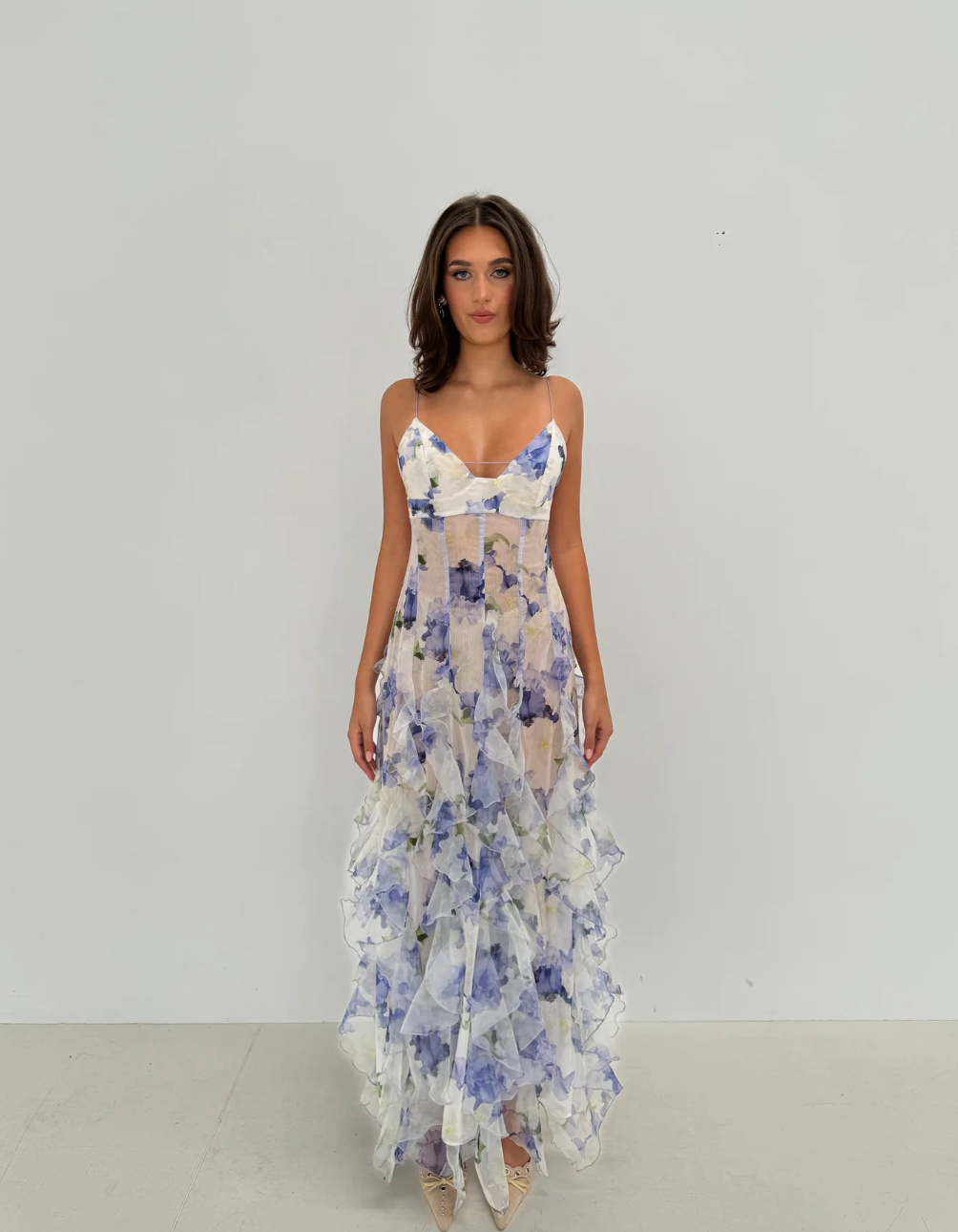 Menti Iris Flower Maxi